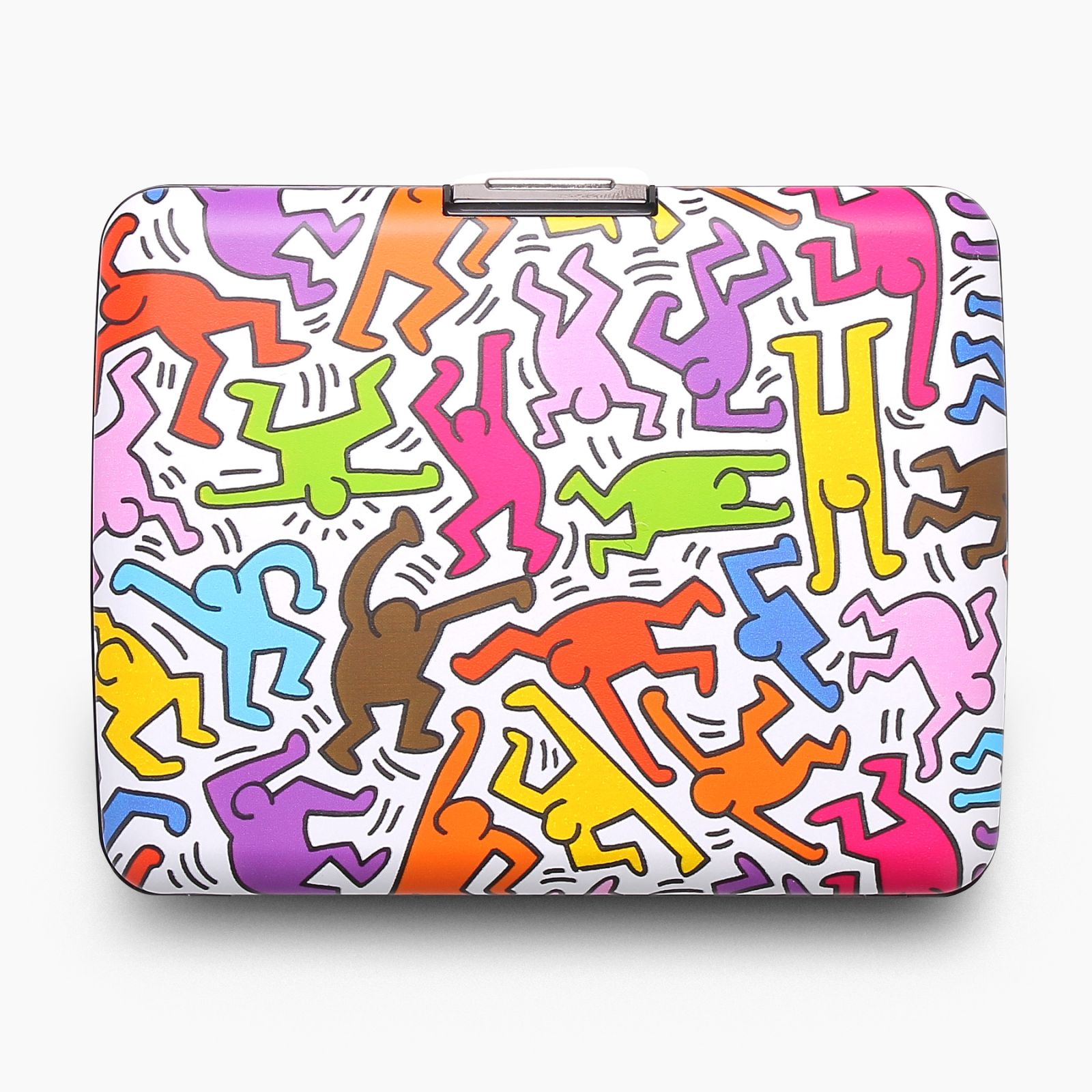 OGON Aluminum Wallet Smart Case V2.0 Large - Keith Haring Color